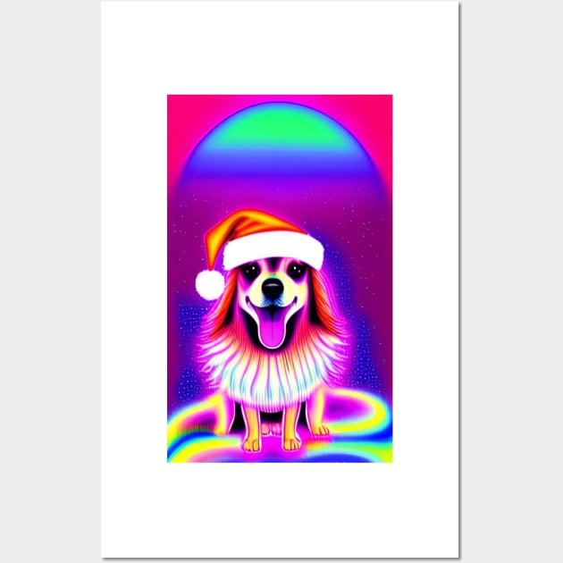 Santa Paws Is Coming To Town Wall Art by ShopSunday